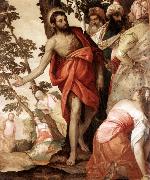 VERONESE (Paolo Caliari) St John the Baptist Preaching  wr oil on canvas